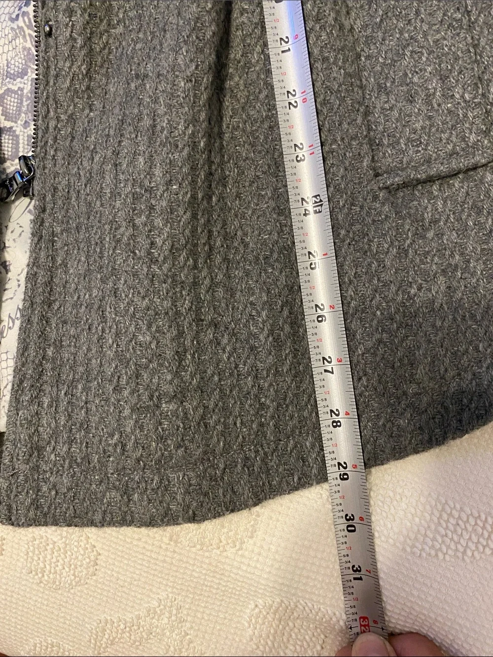 Guess Gray Women's Wool-Blend Cape Coat - Brand: minimal wear.  No fabric tag